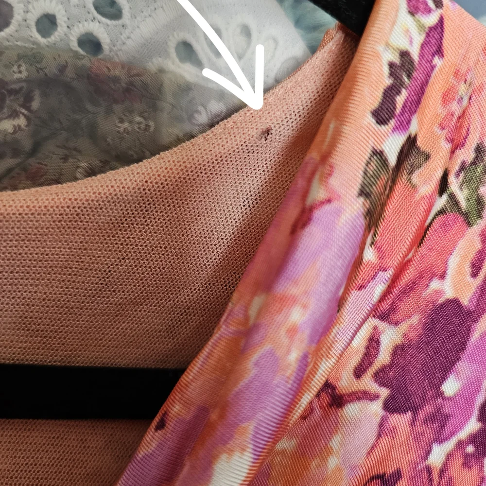 Karen Kane Pink and Orange Floral Cowl-Neck Tank - Picture 4 of 5